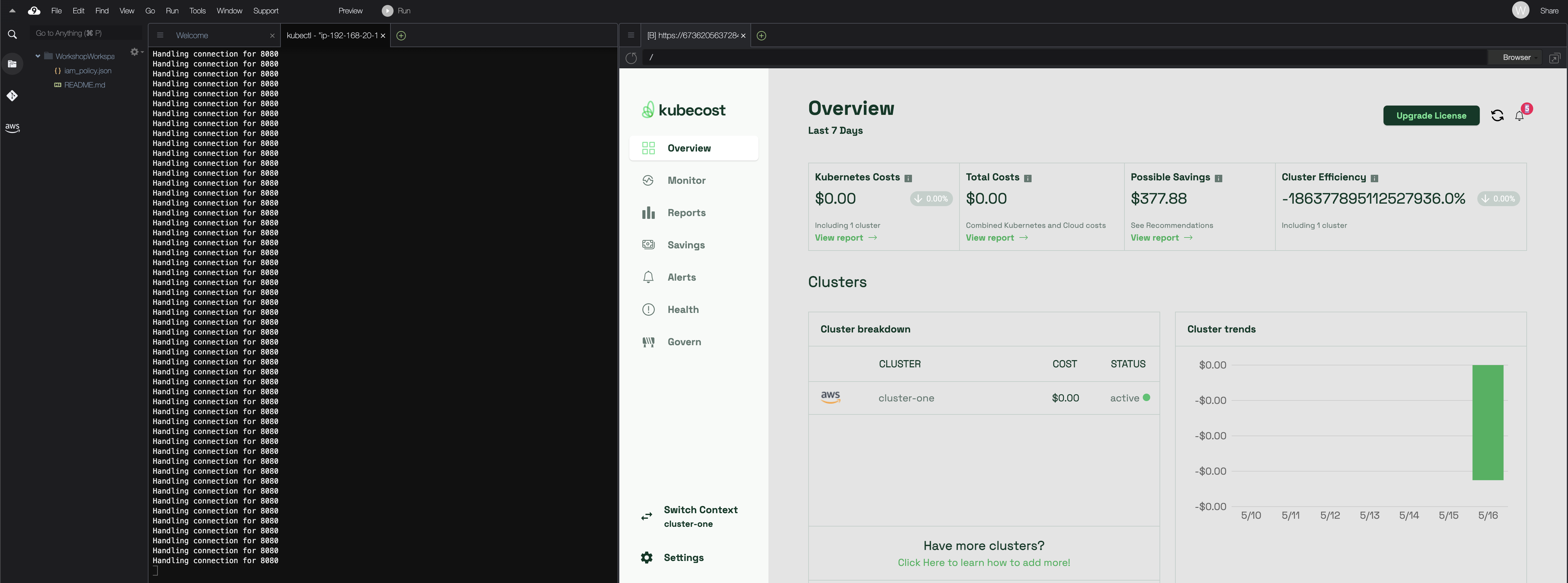 kubecost-ui-workspace